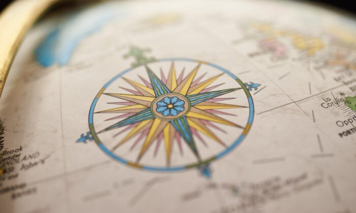 image of globe map