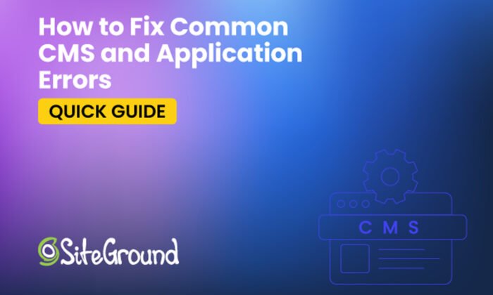 cms application errors guide banner